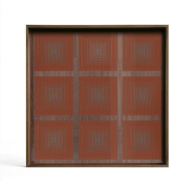 Ethnicraft - Tablett quadratisch 38cm - Glas, Pumpkin Squares