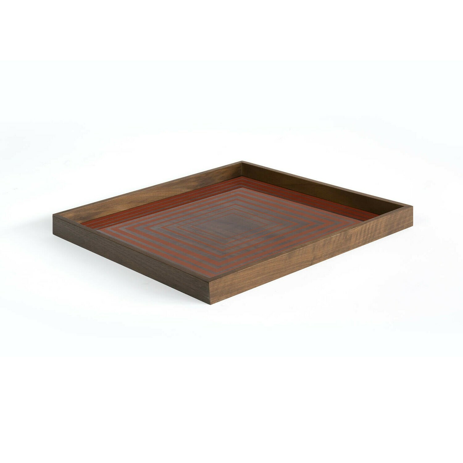 Ethnicraft - Tablett quadratisch, 51cm - Glas, Pumpkin Square