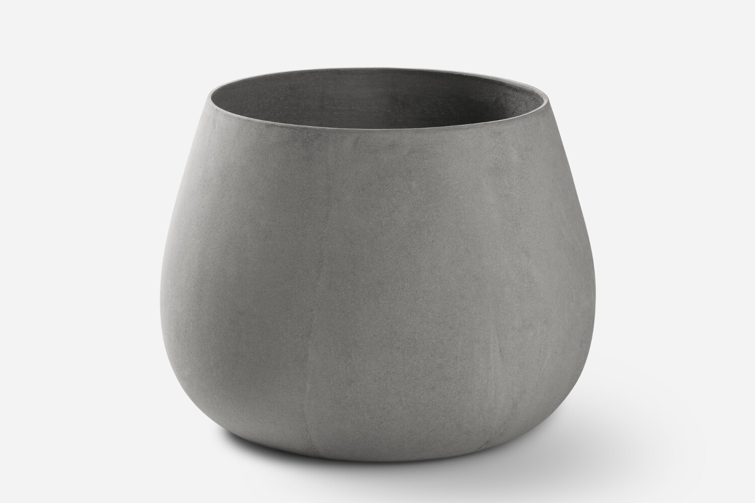 Swisspearl - Ronco Pflanzengefäss, Durchmesser: 57cm, Farbe: Naturgrau