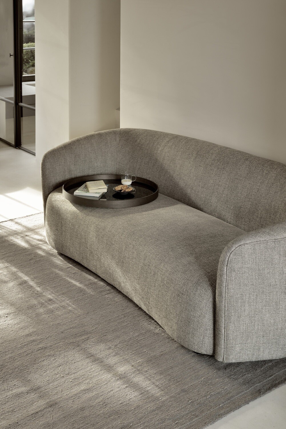Ethnicraft - Ellipse Sofa, 3 Sitzer - Asche