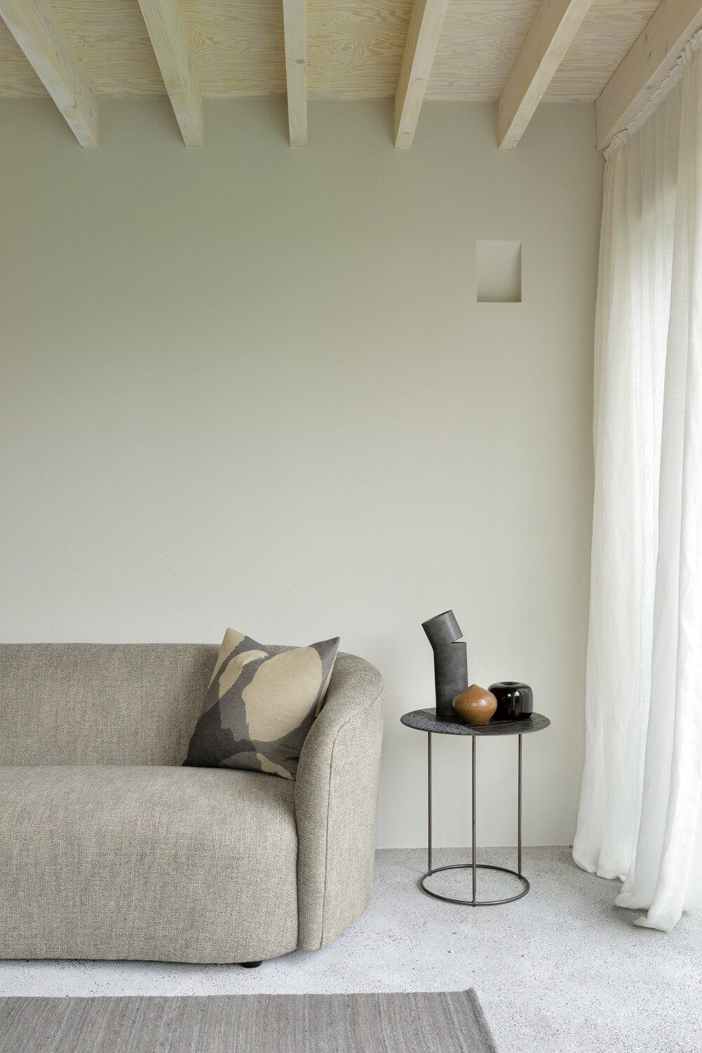 Ethnicraft - Ellipse Sofa, 3 Sitzer - Asche