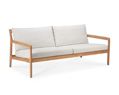 Jack Sofa Outdoor 2 Sitzer - Teak, off white Jack Sofa Outdoor 2 Sitzer - Teak, off white