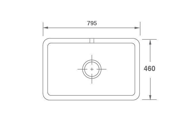 BUTLER 800 Spülbecken