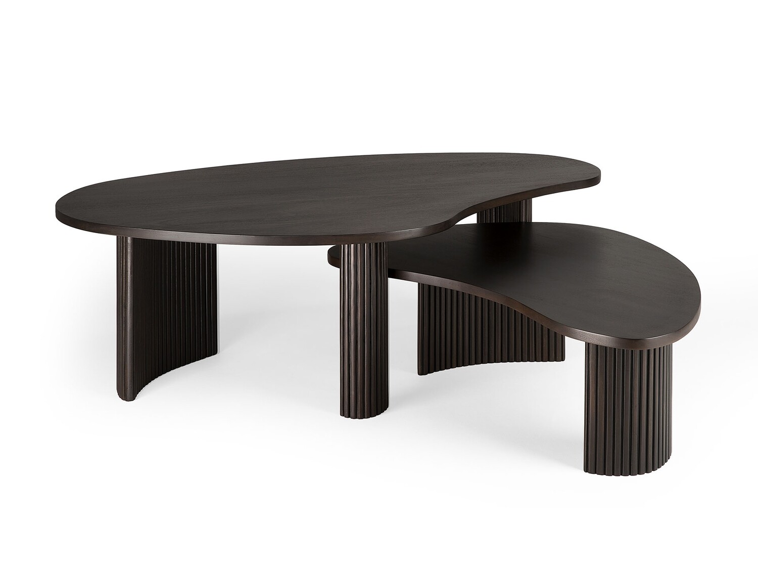 Ethnicraft - Boomerang Couchtisch - Mahagoni