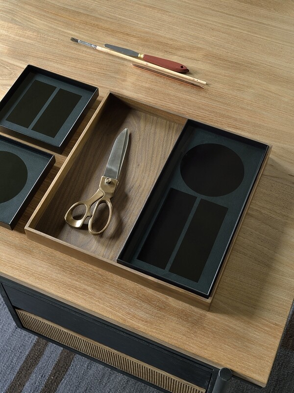 Ethnicraft - Schreibtisch Organizer - Charcoal