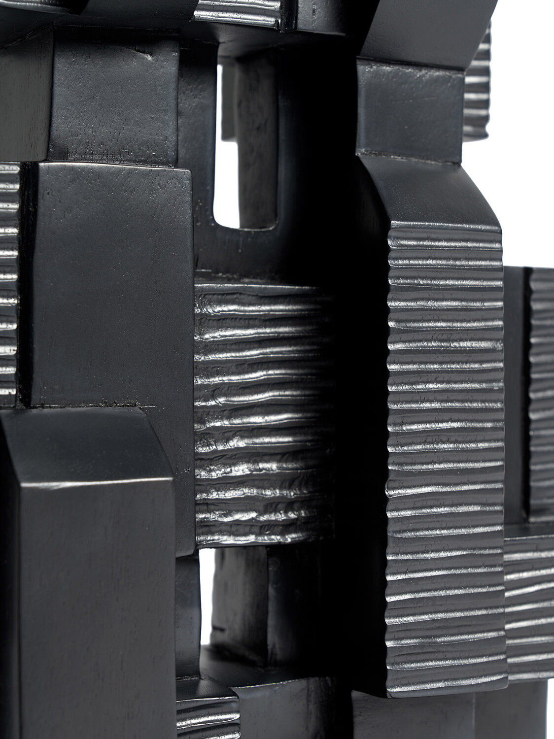 Ethnicraft - Skulptur - Black Block, Mahagoni
