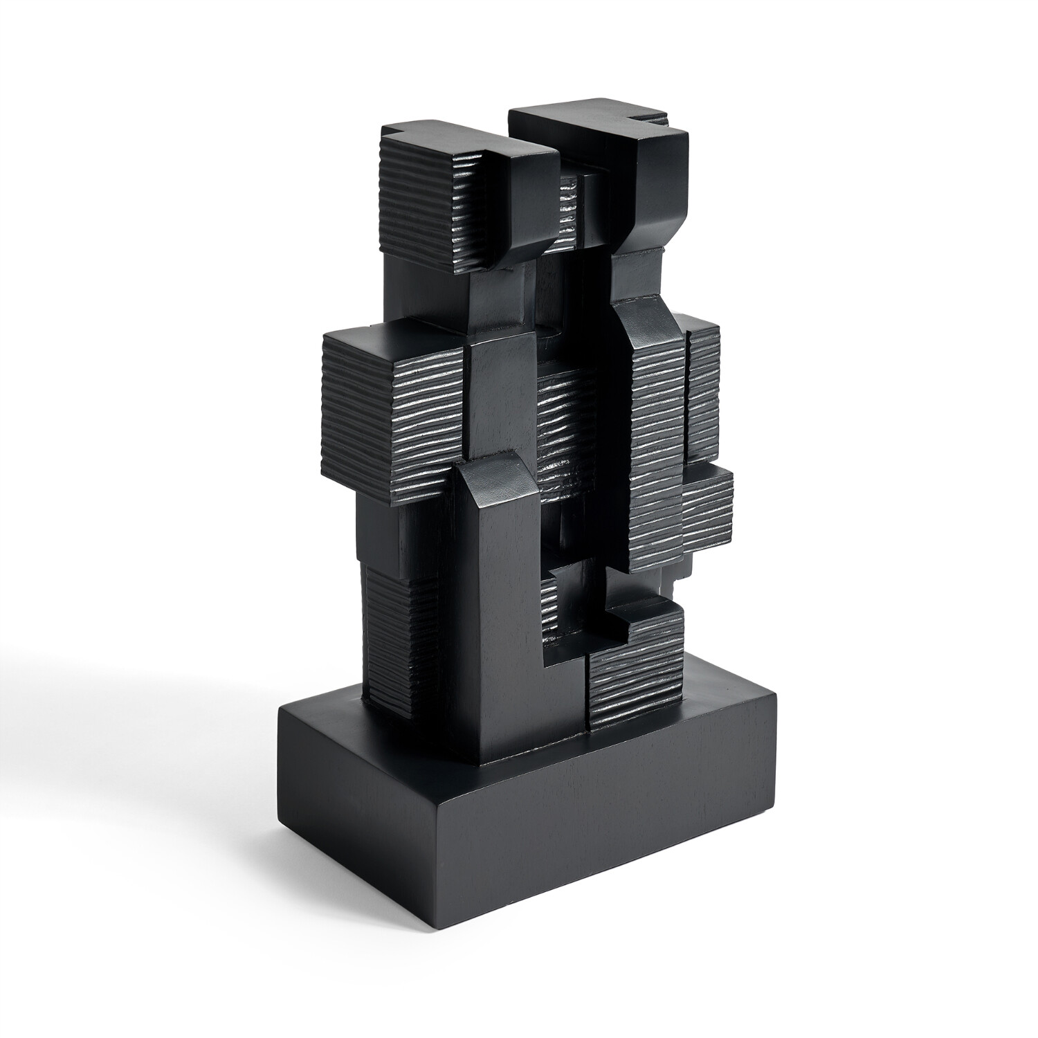 Ethnicraft - Skulptur - Black Block, Mahagoni