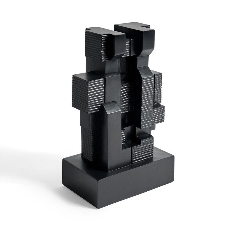 Ethnicraft - Skulptur - Black Block, Mahagoni