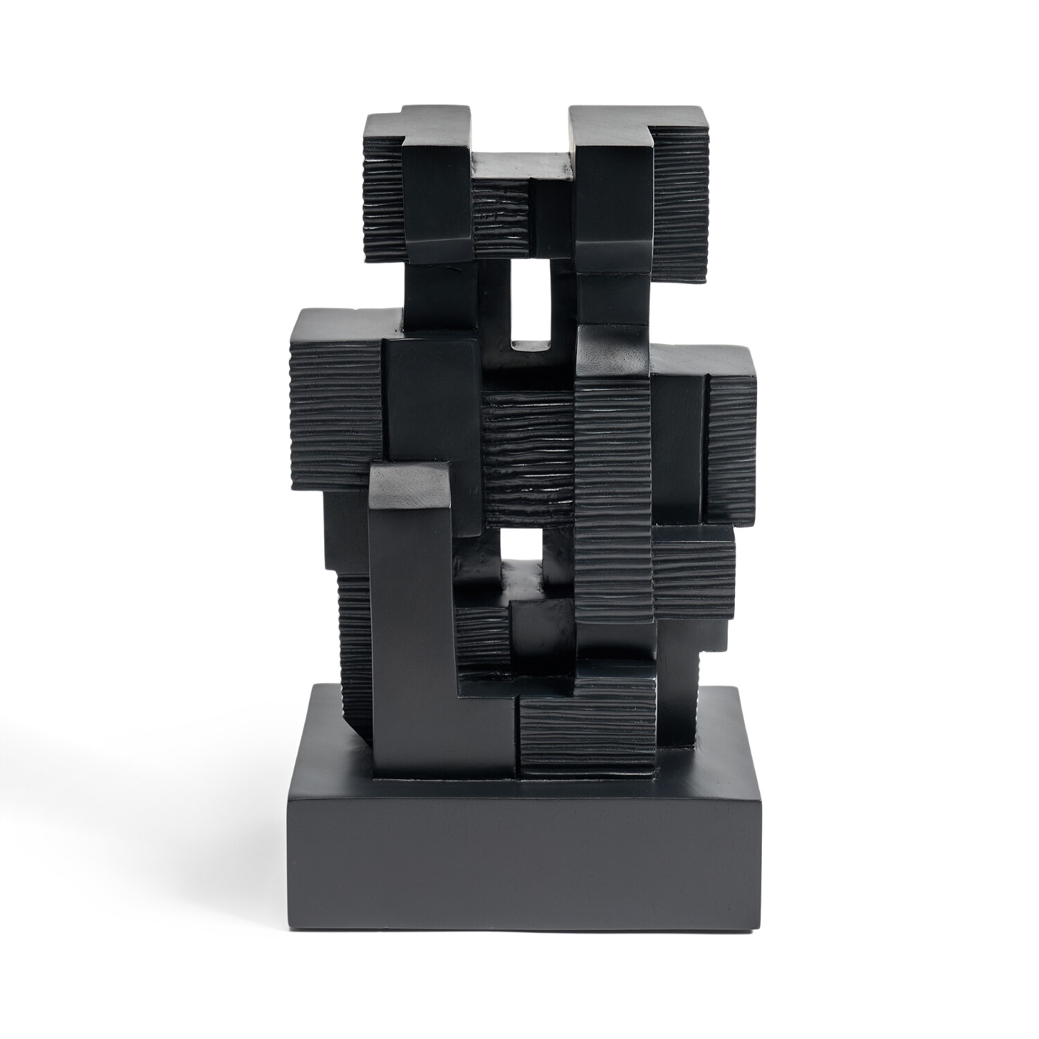 Ethnicraft - Skulptur - Black Block, Mahagoni