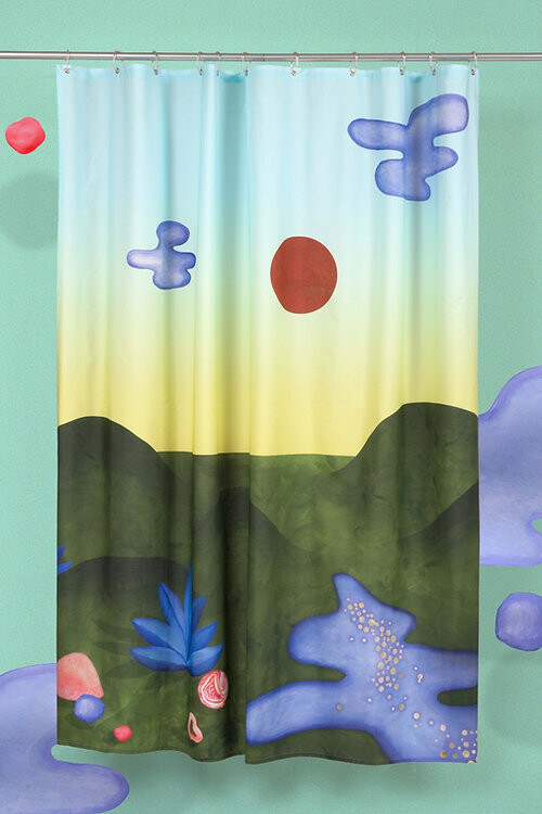 Duschvorhang Ursprung