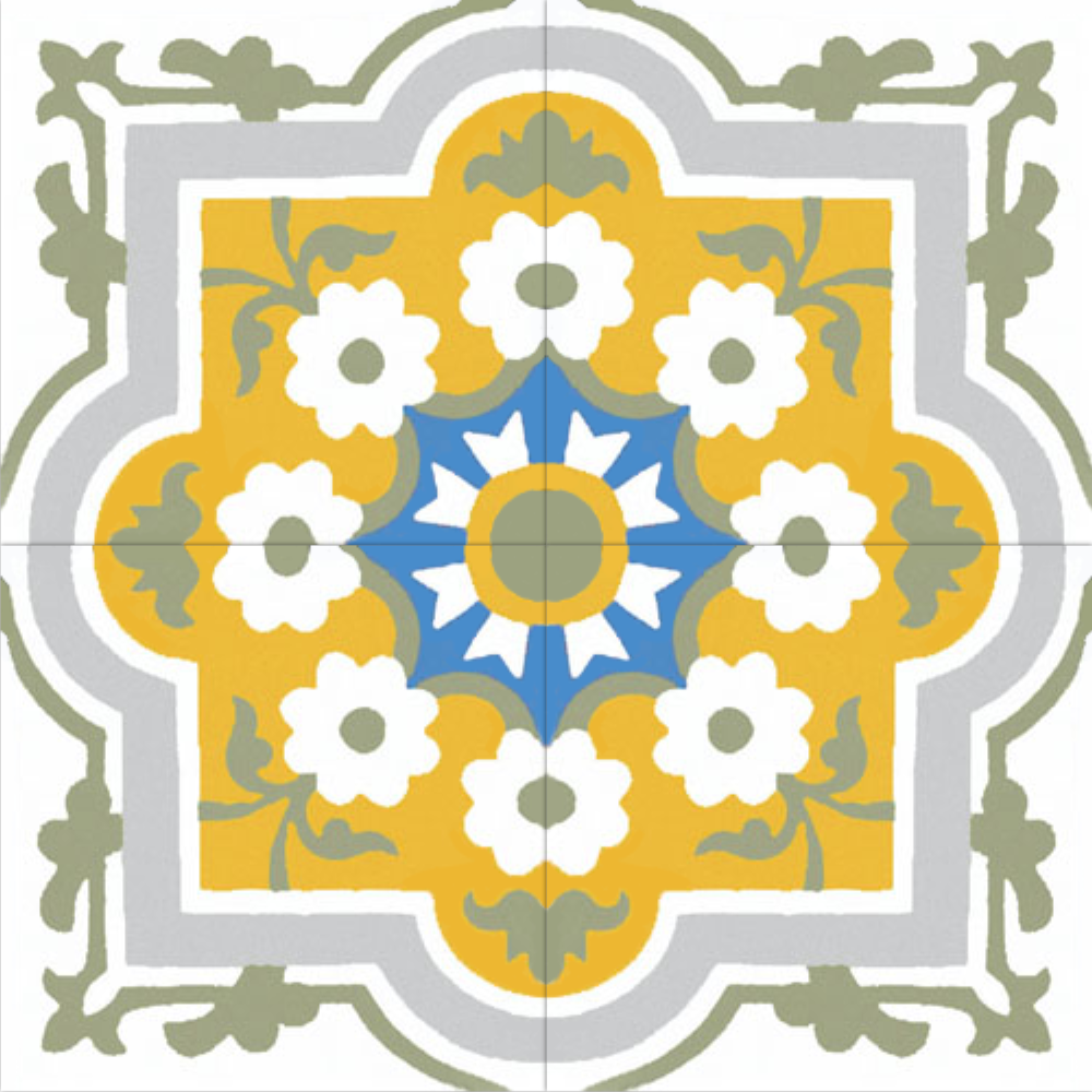 Zementfliese No. M0222