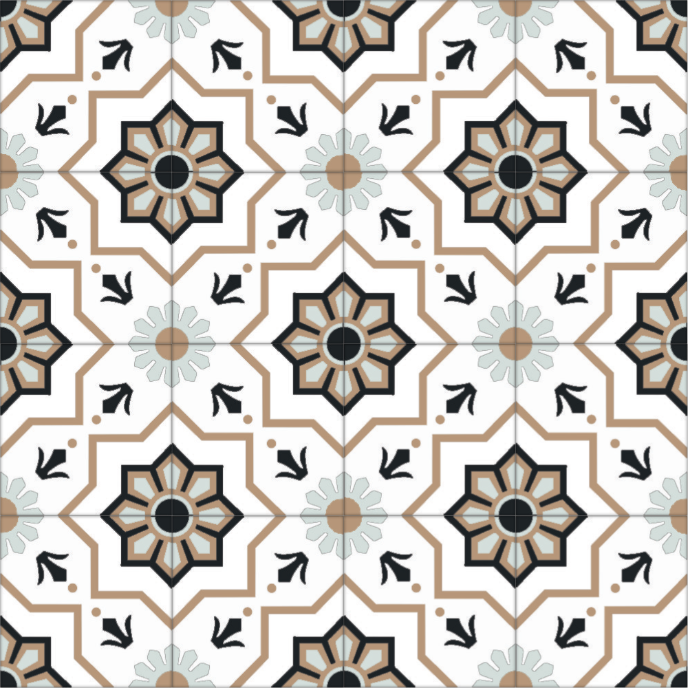 Zementfliese No. M0096