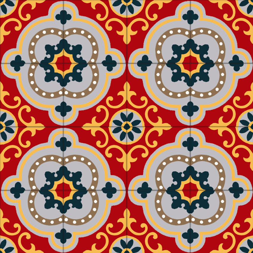Zementfliese No. M0320