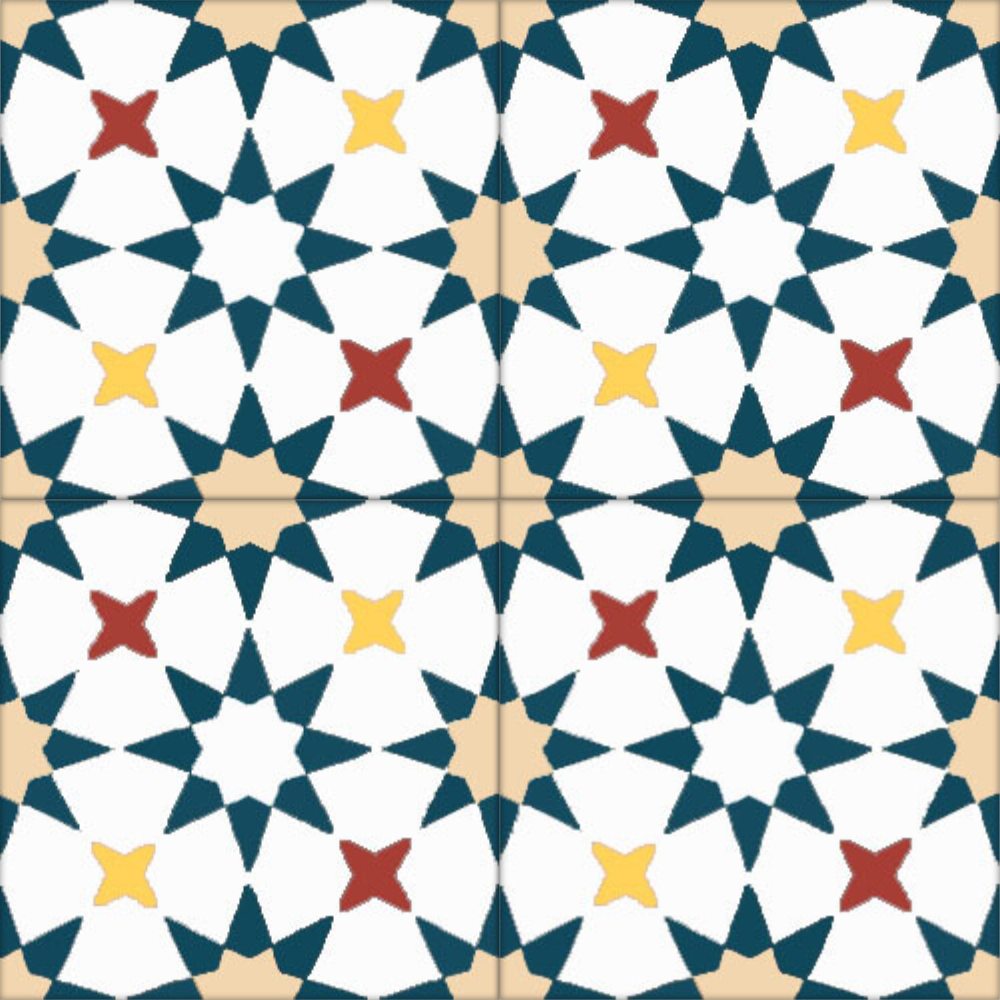 Zementfliese No. M3151