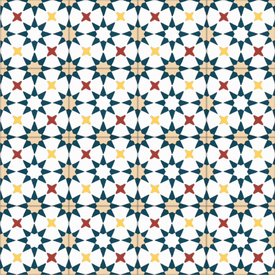 Zementfliese No. M3151
