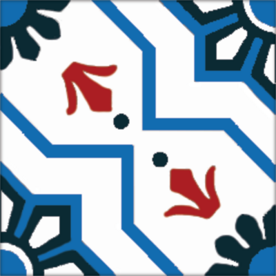 Zementfliese No. M0094