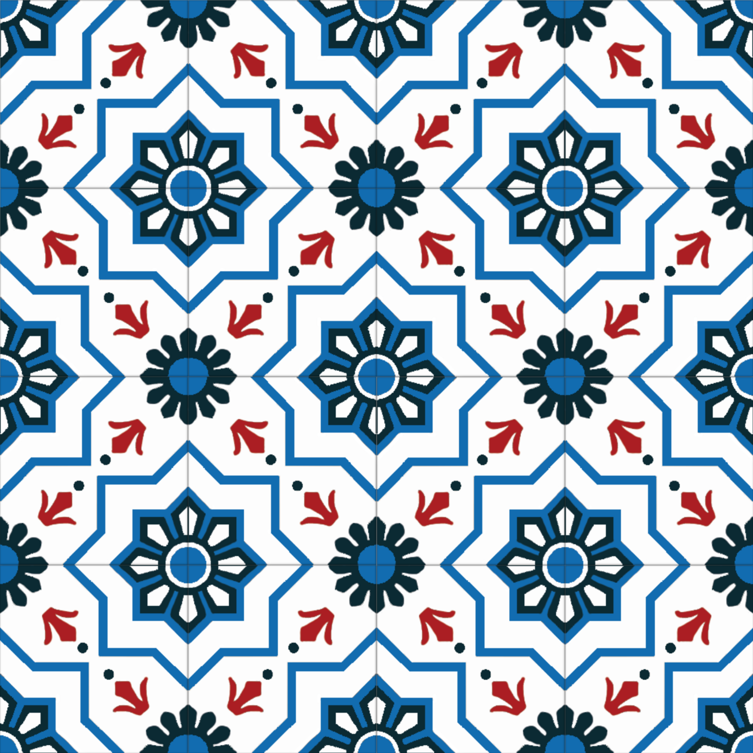 Zementfliese No. M0094