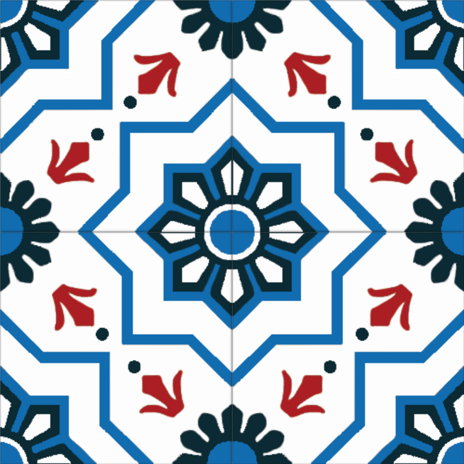 Zementfliese No. M0094