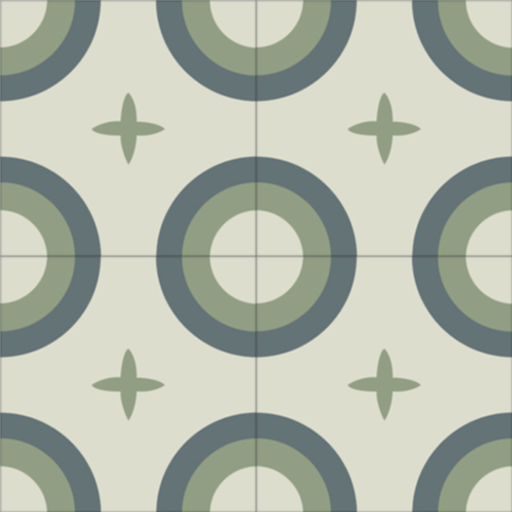 Zementfliese No. M0464