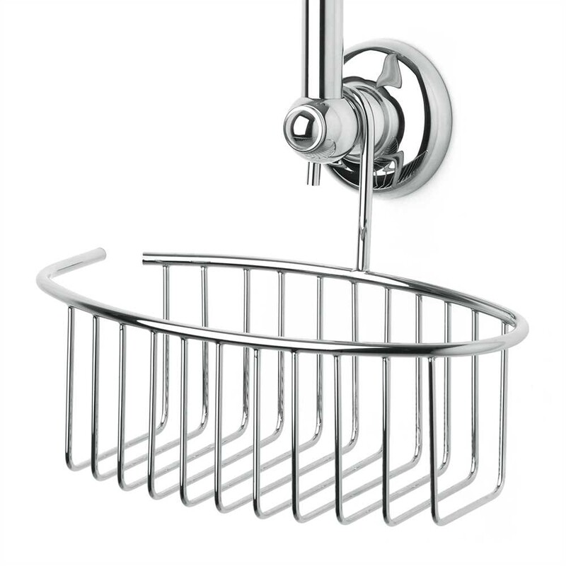 THPG - Korb Messing für Duschstange Messing