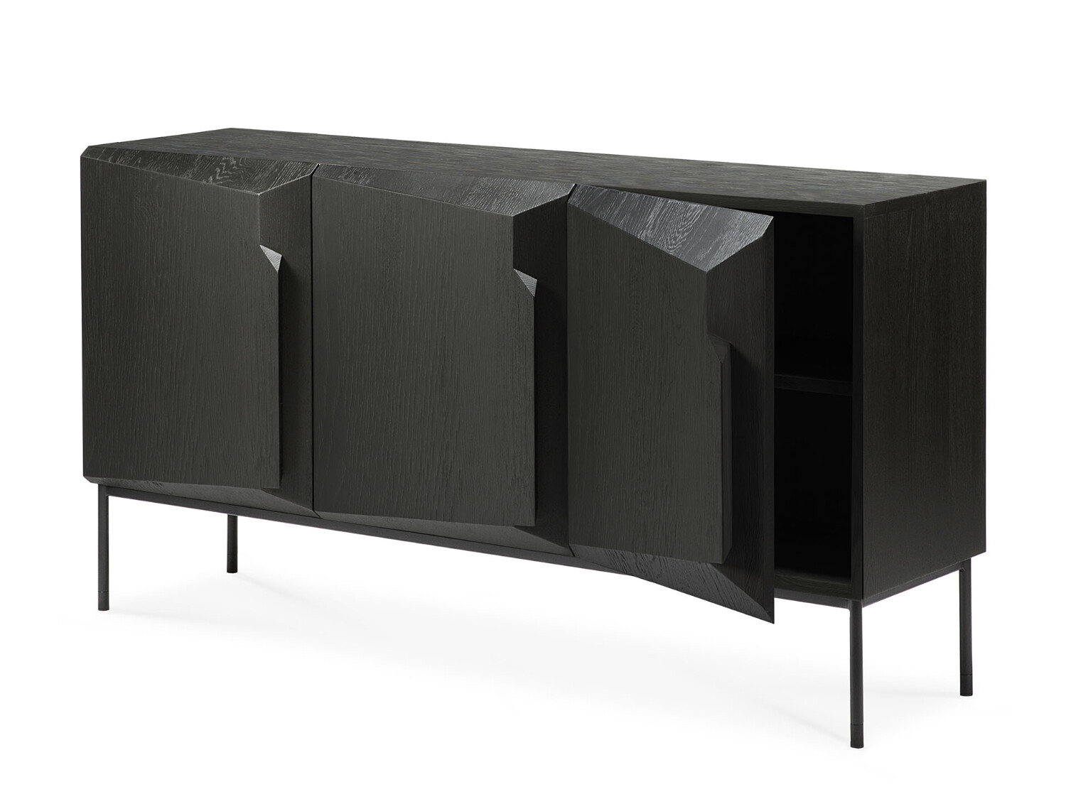 Ethnicraft - Stairs Sideboard - Eiche schwarz