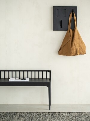 Utilitile Garderobe - Eiche, schwarz Utilitile Garderobe - Eiche, schwarz