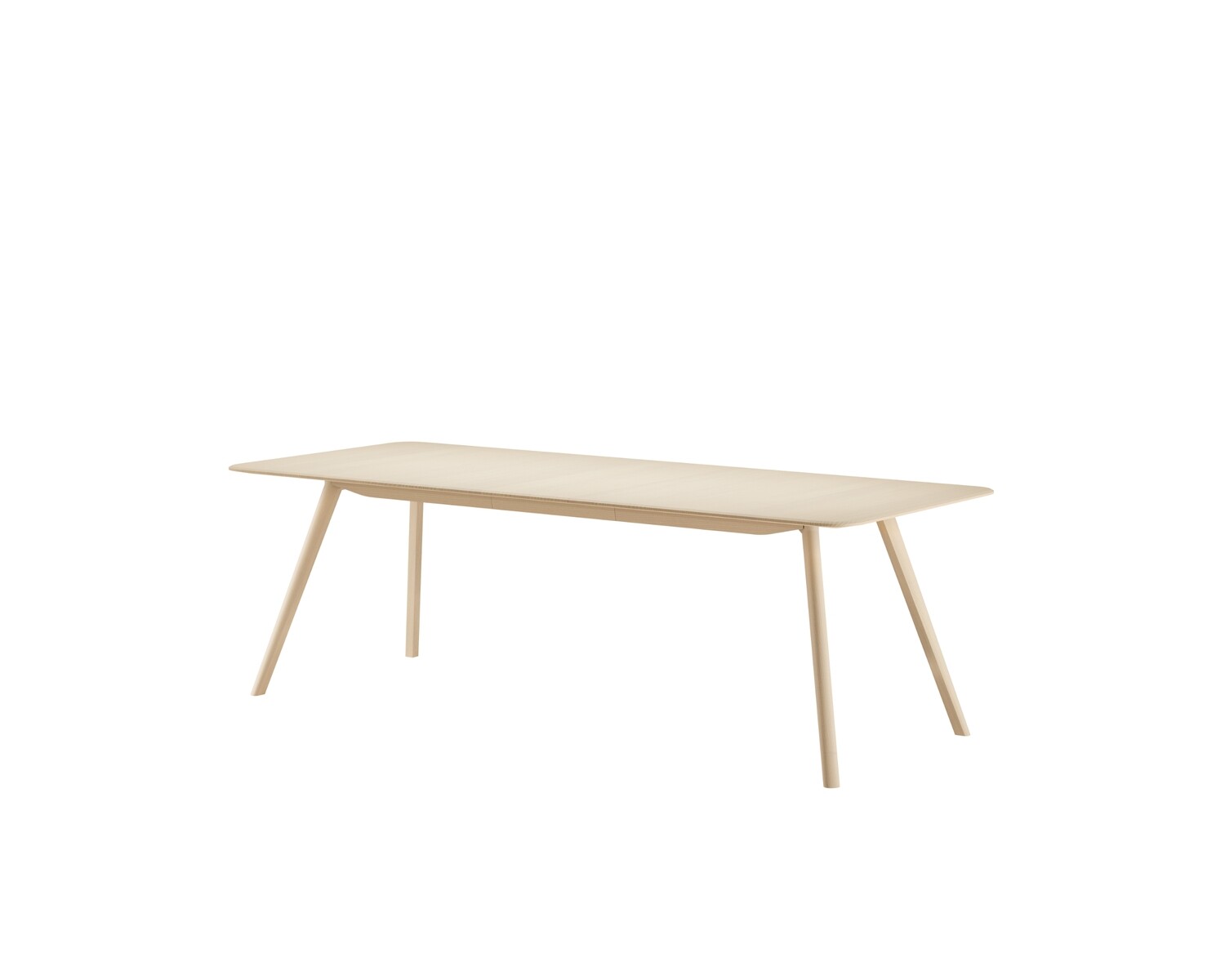 OUT - MEYER Tisch - ausziehbar, Farbe: Esche - gewachst mit Weisspigment, Grösse: Large - 180/225cm