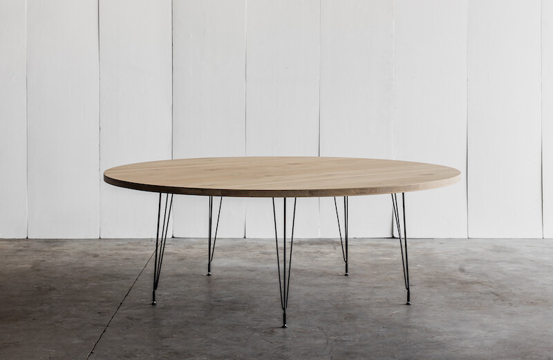 Heerenhuis - SPUTNIK Tisch auf Mass - Tischplatte 4cm rund
