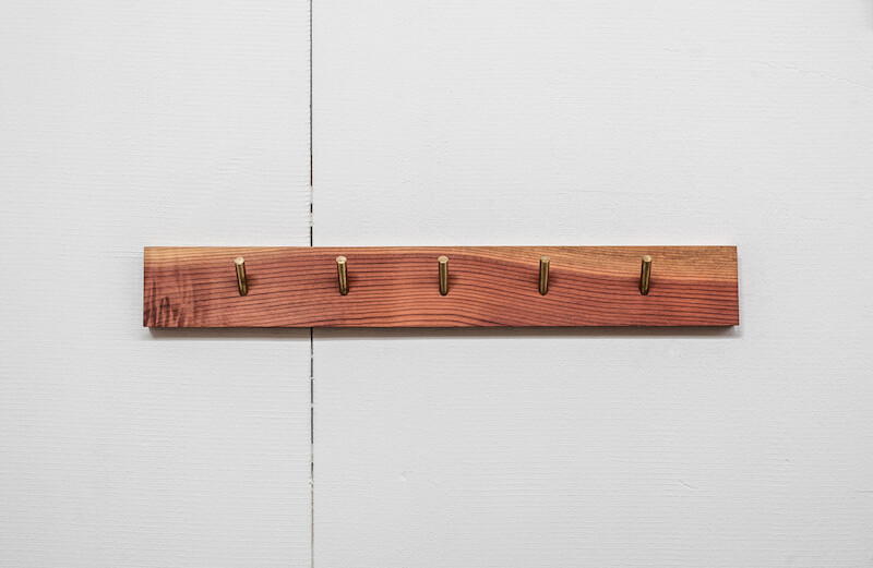 Heerenhuis - RACK Wandhacken aus Holz und Messing