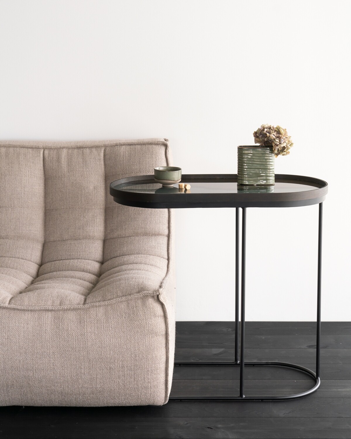 Ethnicraft - Beistelltisch - oval, M
