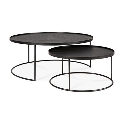 Couchtisch Set - rund, L/XL, Höhe 31cm und 38cm Couchtisch Set - rund, L/XL, Höhe 31cm und 38cm