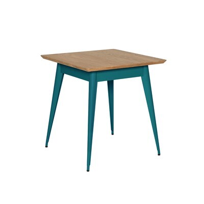 Tolix - Table 55 Tischplatte Eiche - farbig indoor