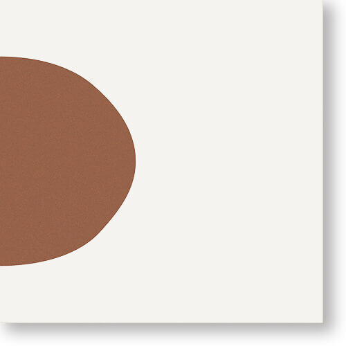 Zementfliese MINI PÖT - Terracotta - Rond