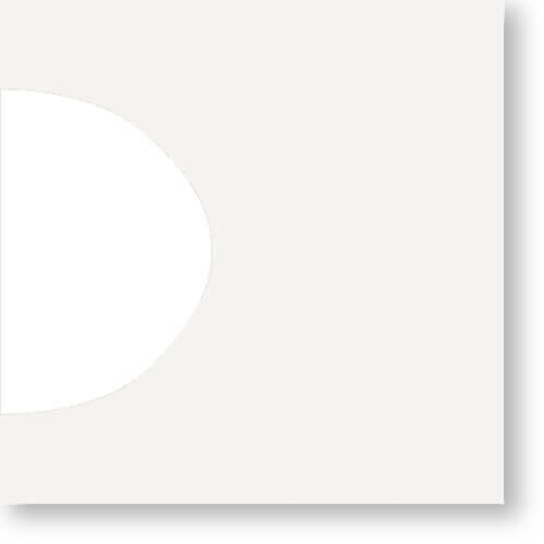 Zementfliese MINI PÖT - Blanc - Rond