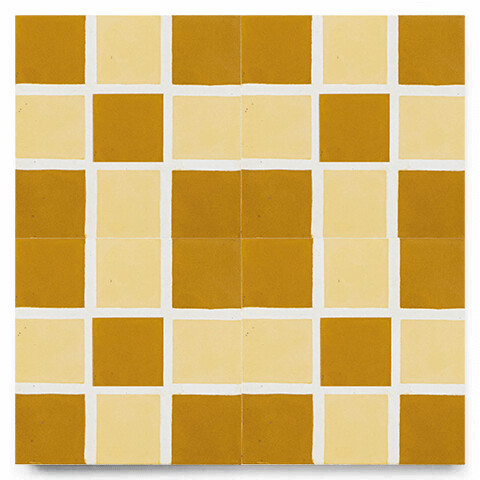 Zementfliese No. MFC02 Gelb