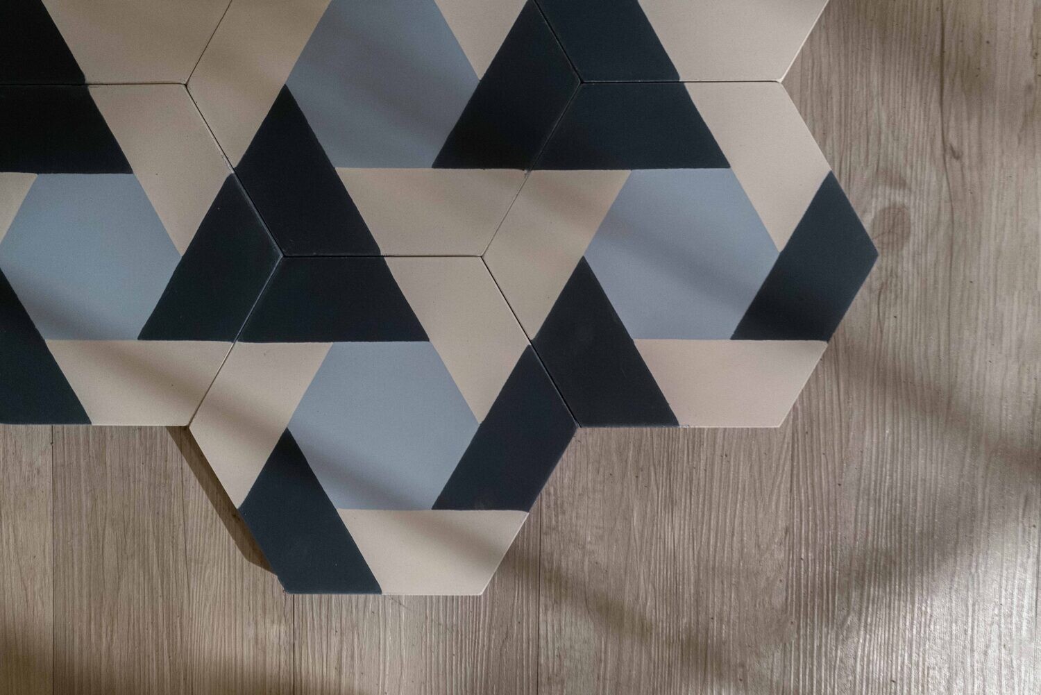 Zementfliese No. MFC12 Blau