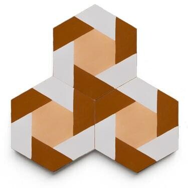 Zementfliese No. MFC12 Terracotta