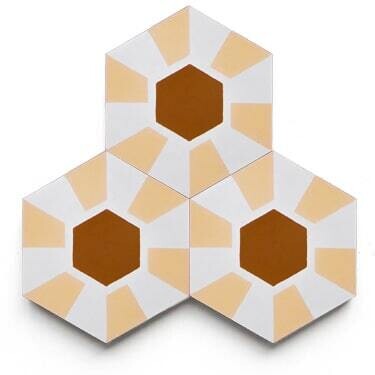 Zementfliese No. MFC11 Terracotta