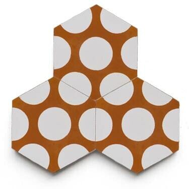 Zementfliese No. MFC15 Terracotta