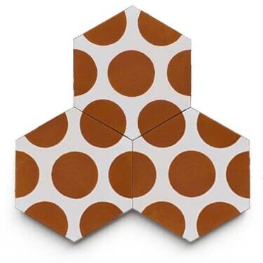 Zementfliese No. MFC15-1 Terracotta