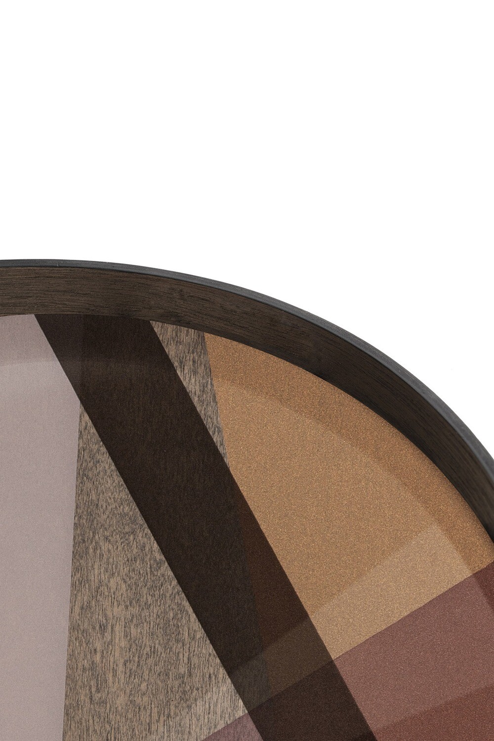Ethnicraft - Tablett Angle Pinot - Glas, rund, 61cm