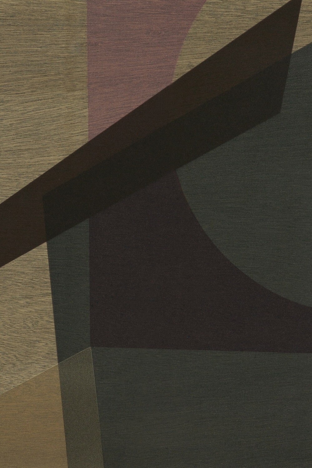 Ethnicraft - Tablett Angle Slate - Glas, quadratisch, 51cm