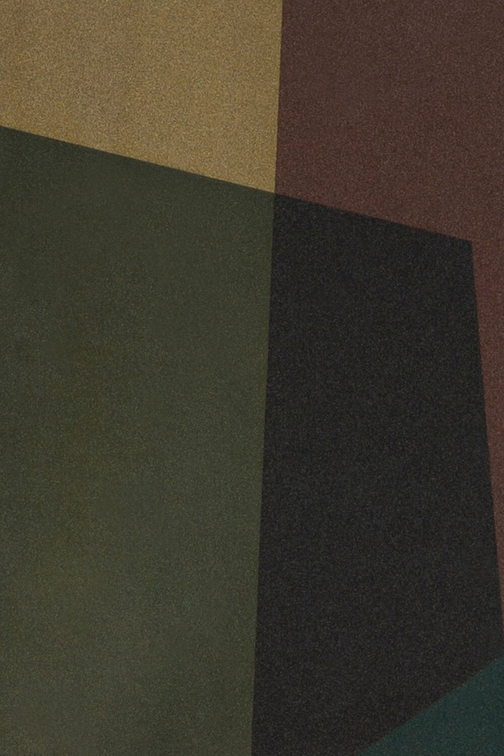 Ethnicraft - Tablett Angle Slate - Glas, quadratisch, 38cm