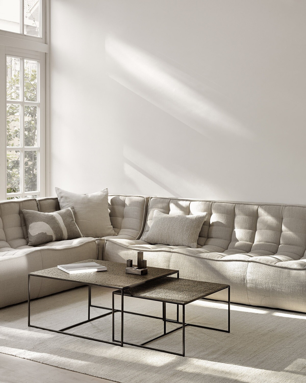 Ethnicraft - N701 Sofa - 3 Sitzer, Beige