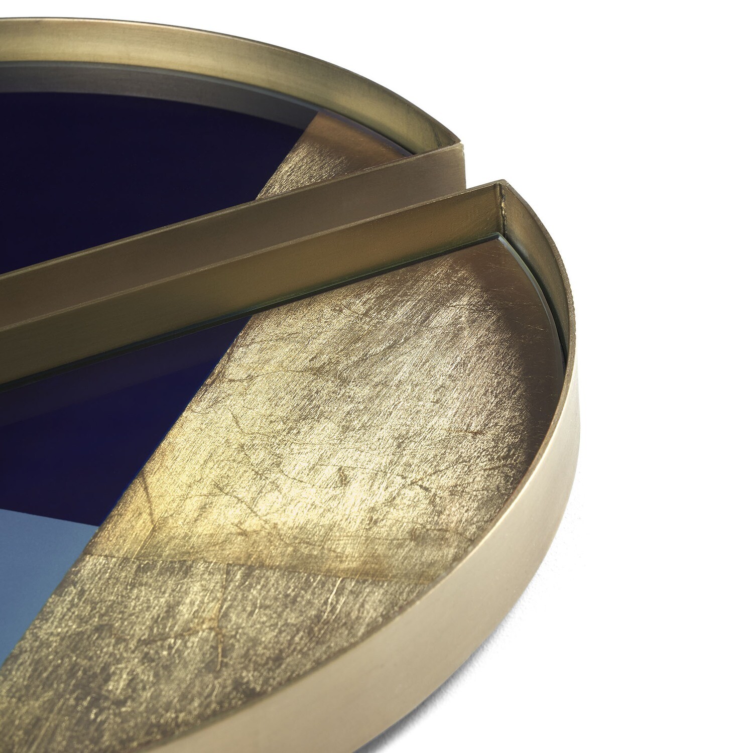 Ethnicraft - Valet Tray Geometric - Glas, Halbmond, Set