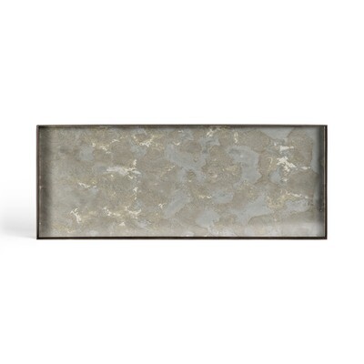 Valet Tray Organic Fossil - Glas, rechteckig, L Valet Tray Organic Fossil - Glas, rechteckig, L