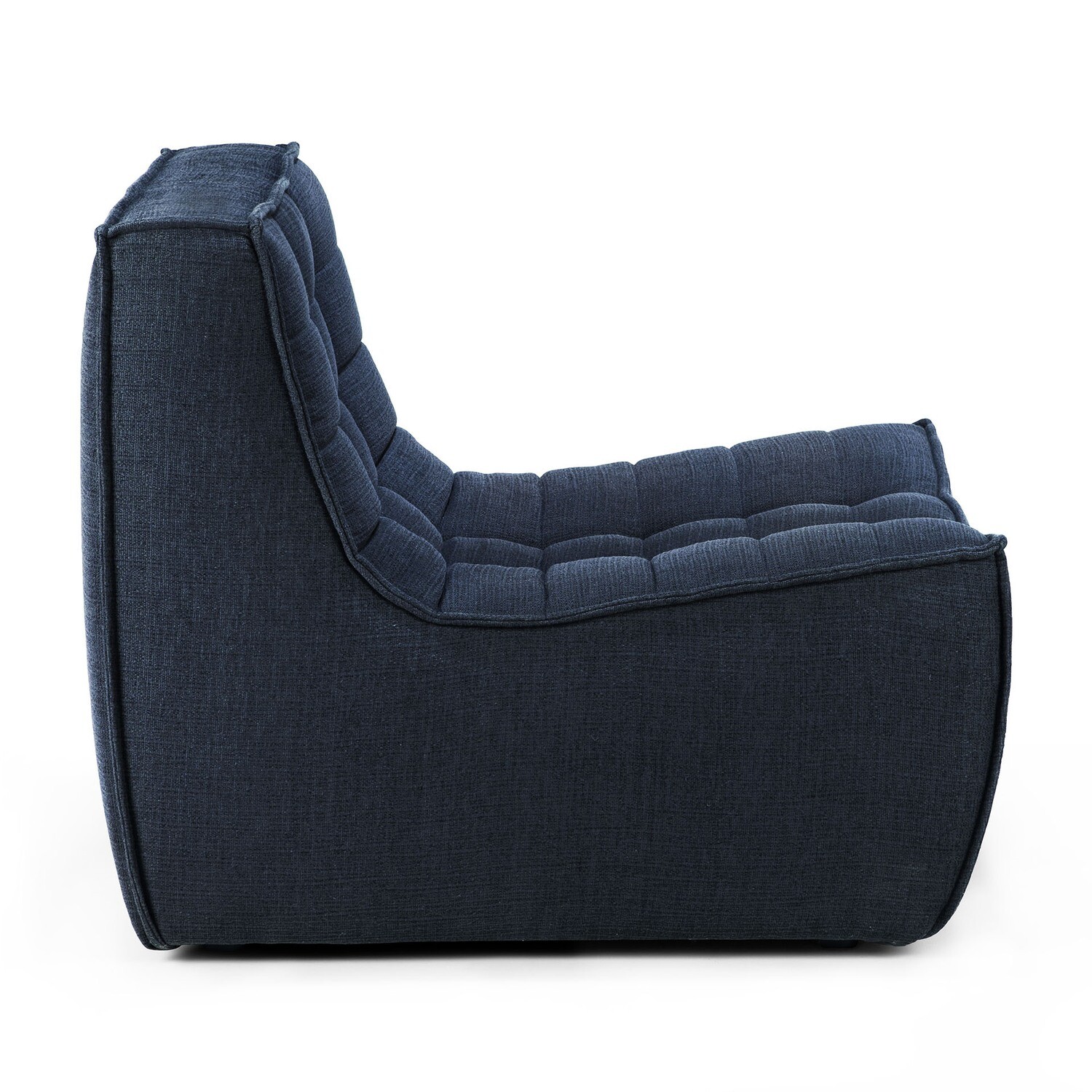 Ethnicraft - N701 Sofa - 1 Sitzer, Graphit, Eco Stoff