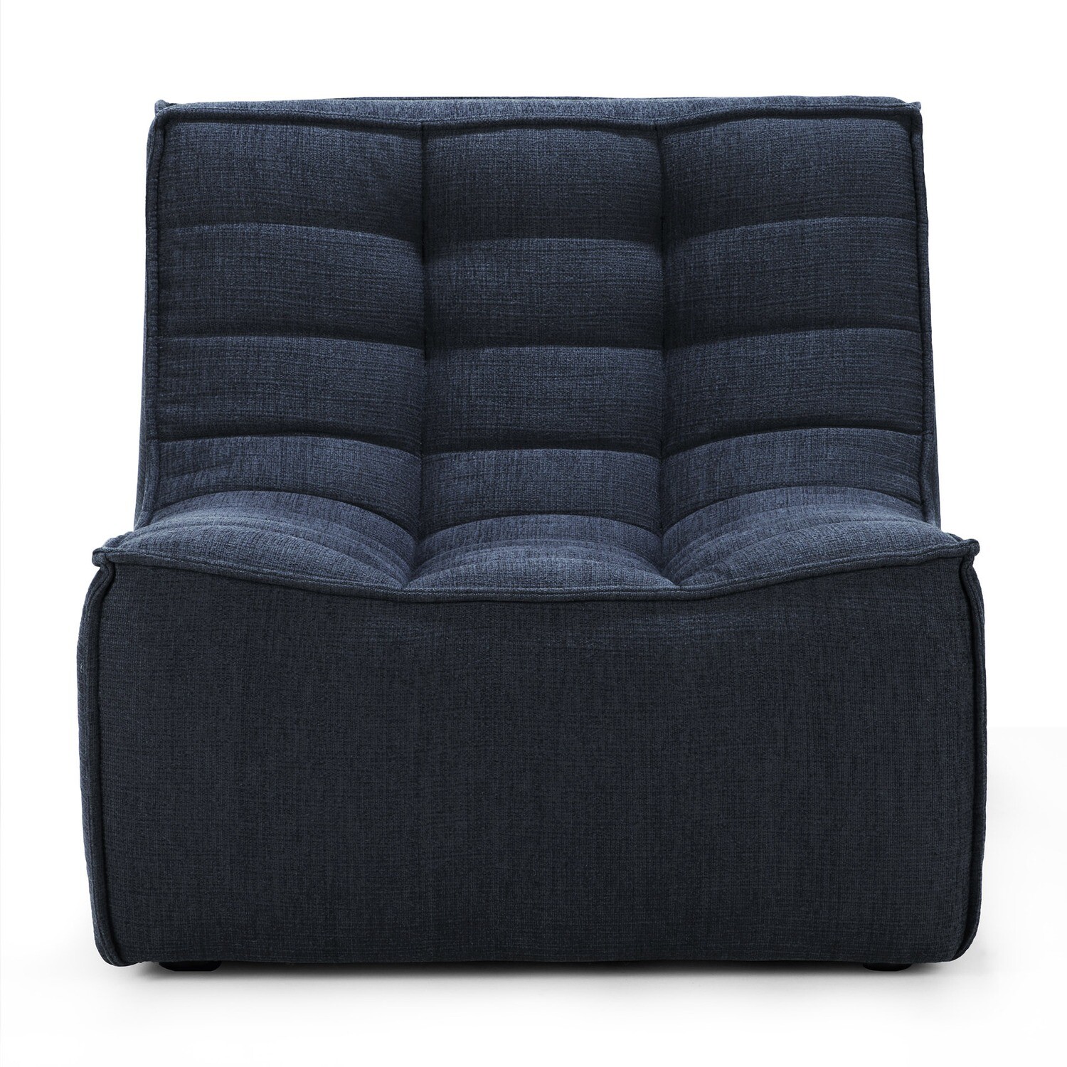 Ethnicraft - N701 Sofa - 1 Sitzer, Graphit, Eco Stoff