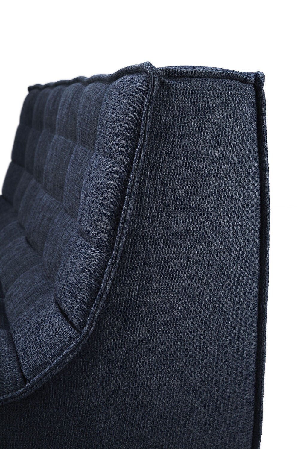 Ethnicraft - N701 Sofa - 2 Sitzer, Graphit, Eco Stoff
