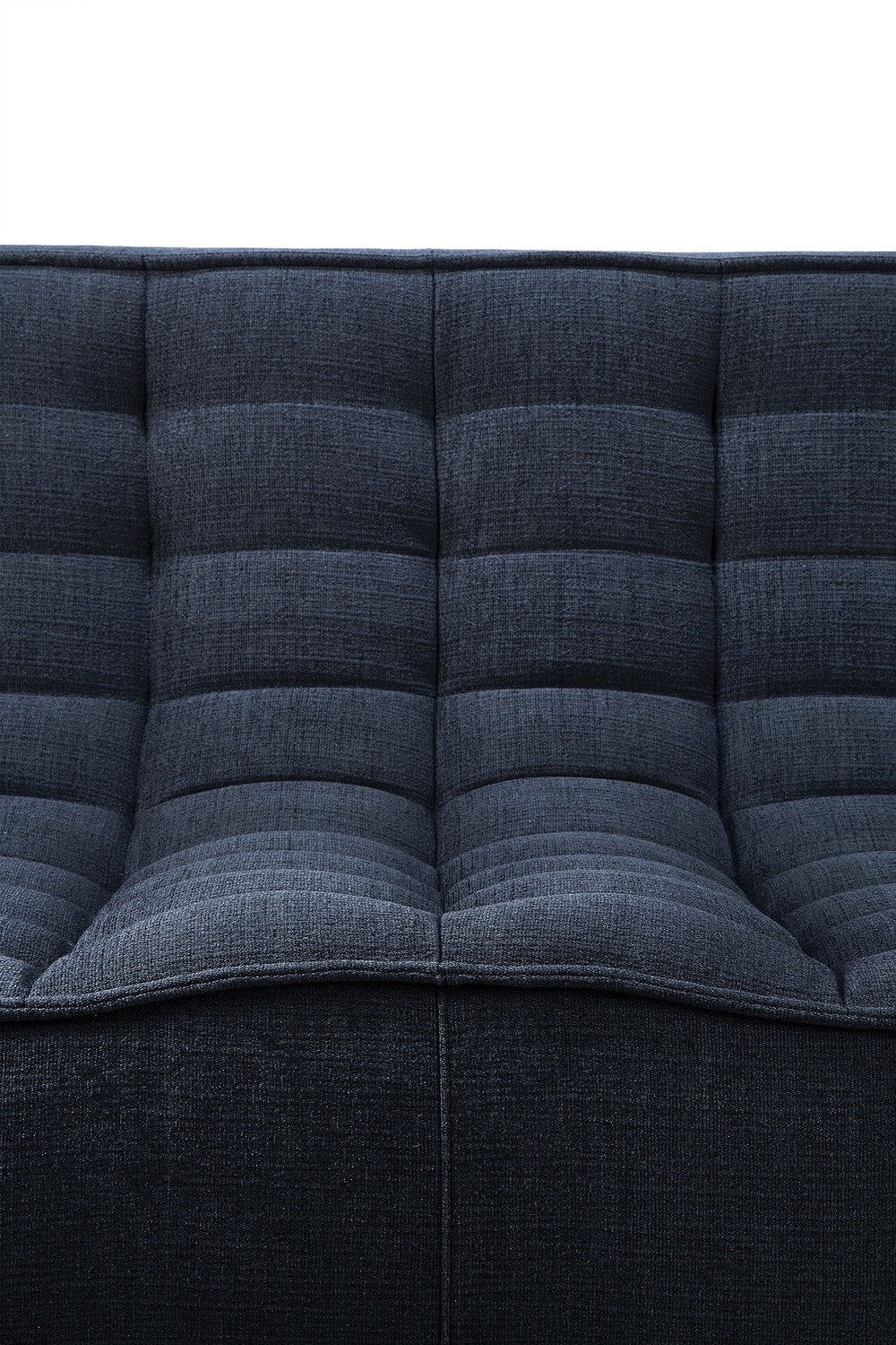 Ethnicraft - N701 Sofa - 3 Sitzer, Graphit, Eco Stoff